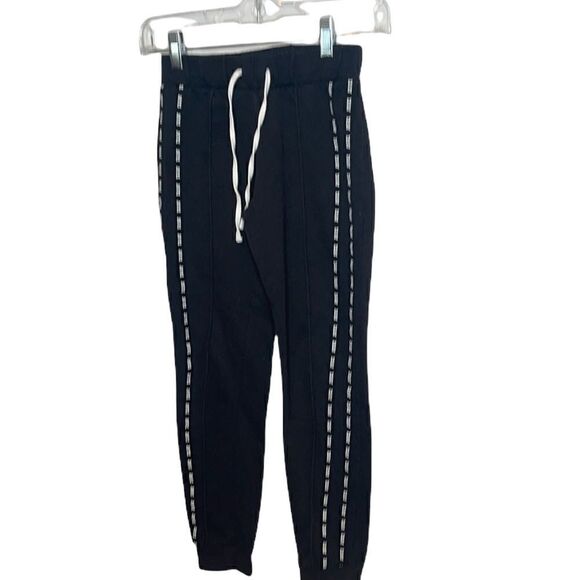 Justice black/White Sweatpants size 10. - Picture 1 of 7